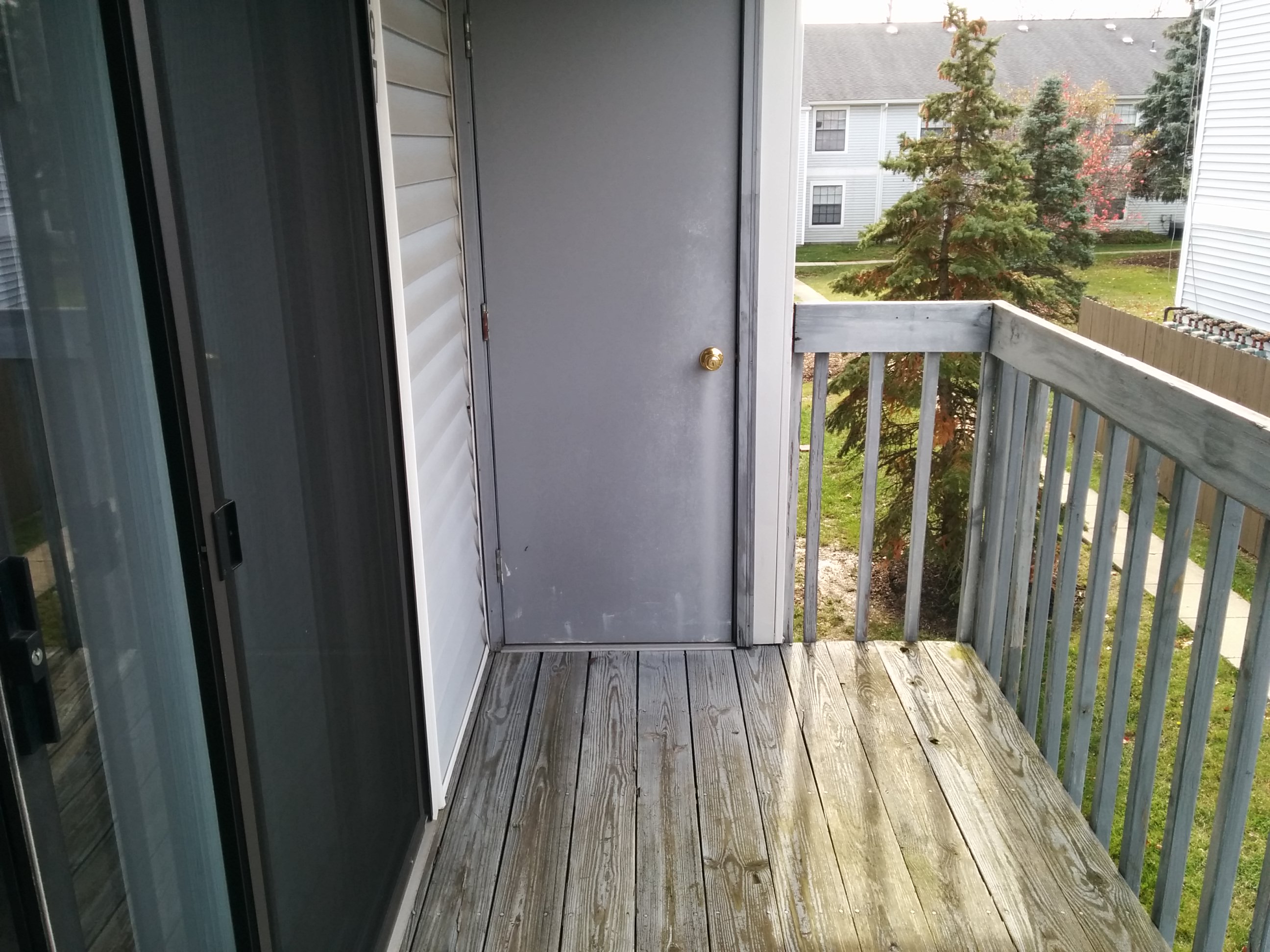 Balcony and Closet