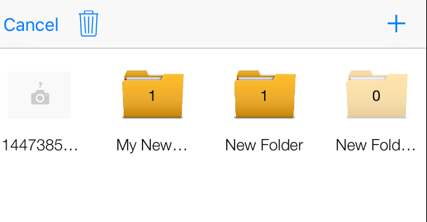 Folders Count number