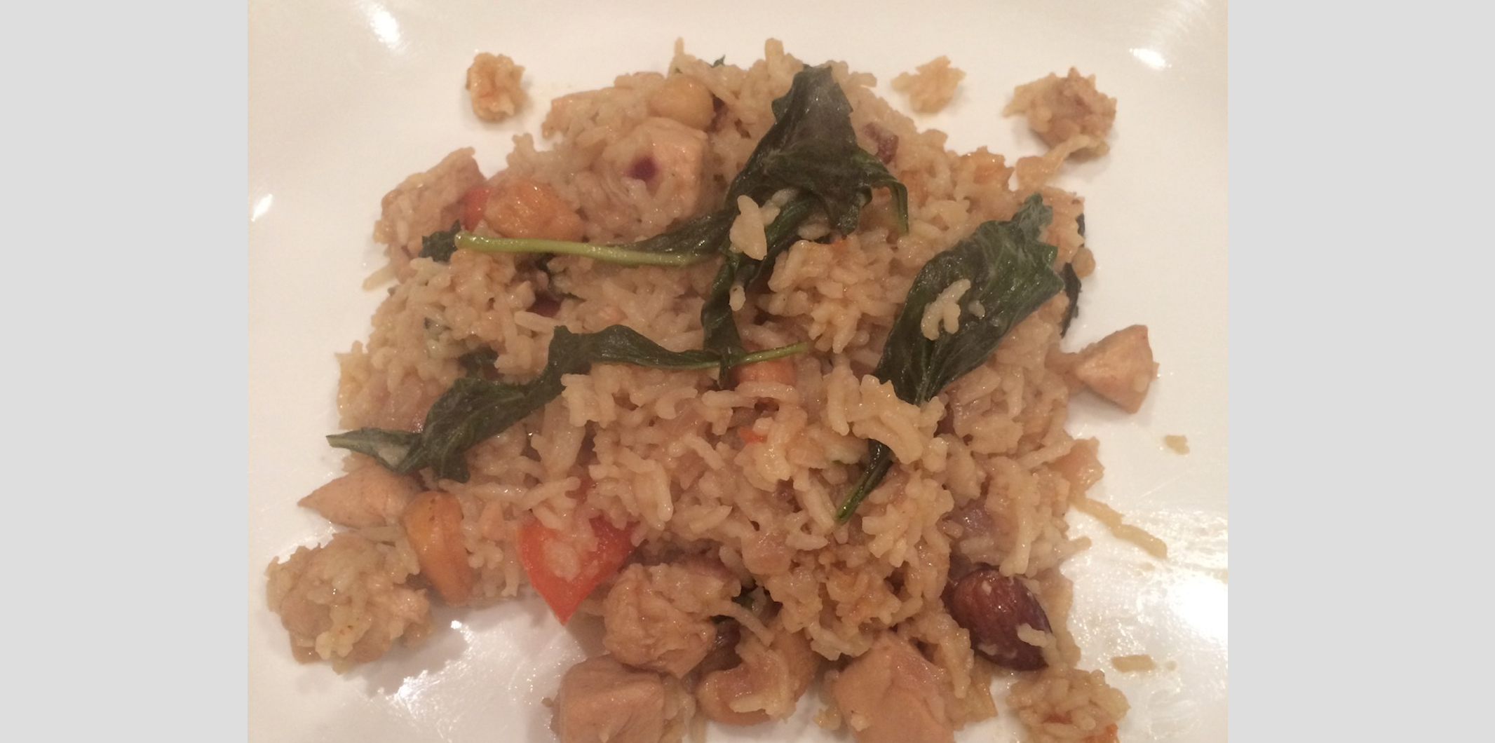 A delightful Thai basil chicken fried rice