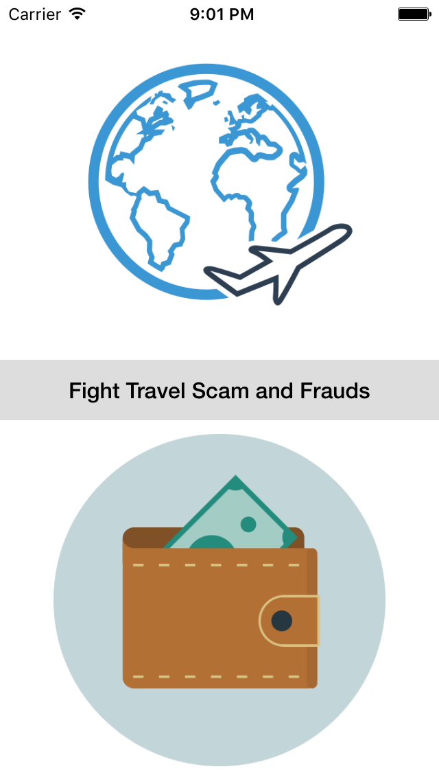 Travel Scams Information - iOS app