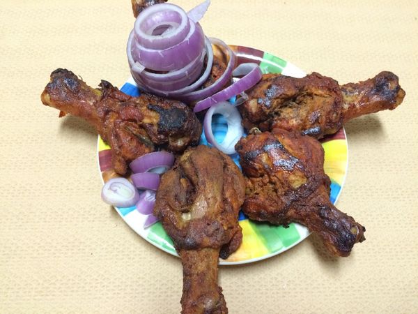 New year's eve with Chicken Tandoori